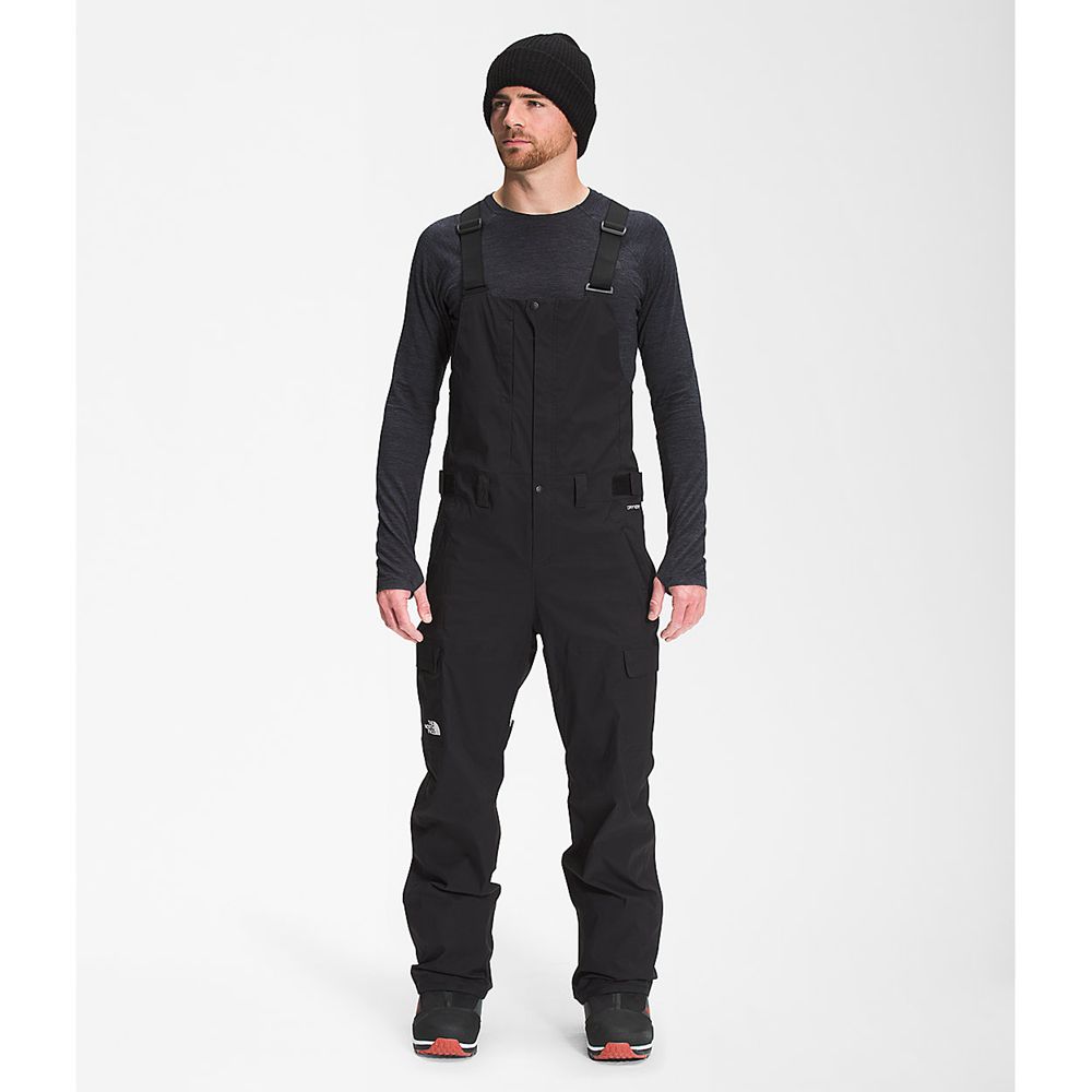 The North Face Ski Pants Mens Australia - The North Face Freedom Bib Black (DQZ-875936)